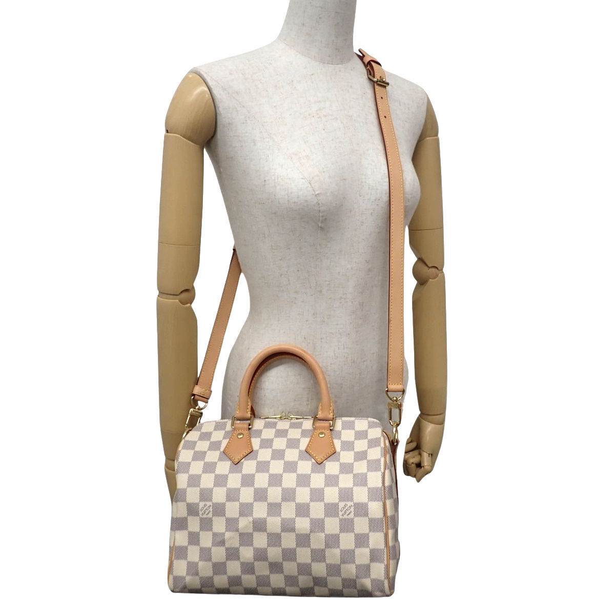 Damier Azur Speedy Bandouliere 25 N40608