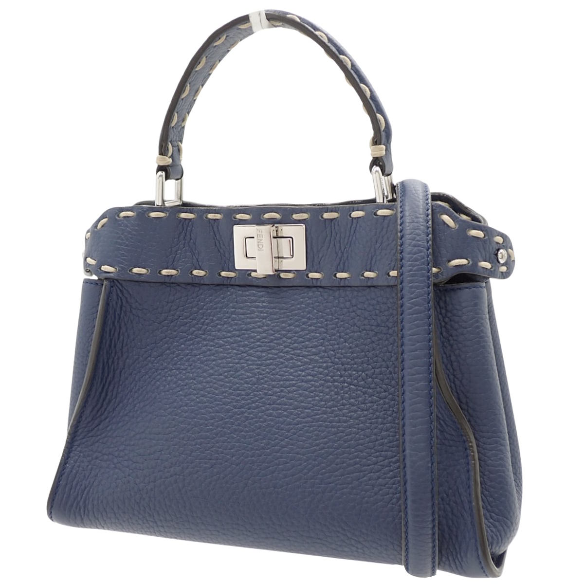 セレリア ピーカブー ミニ カーフ ブルー 8BN244