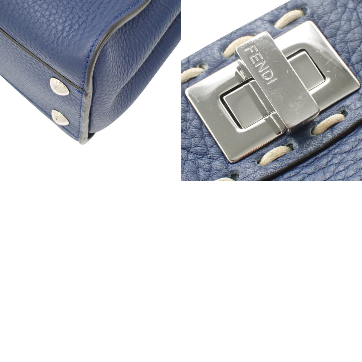 Selleria Peekaboo Mini Calfskin Blue 8BN244