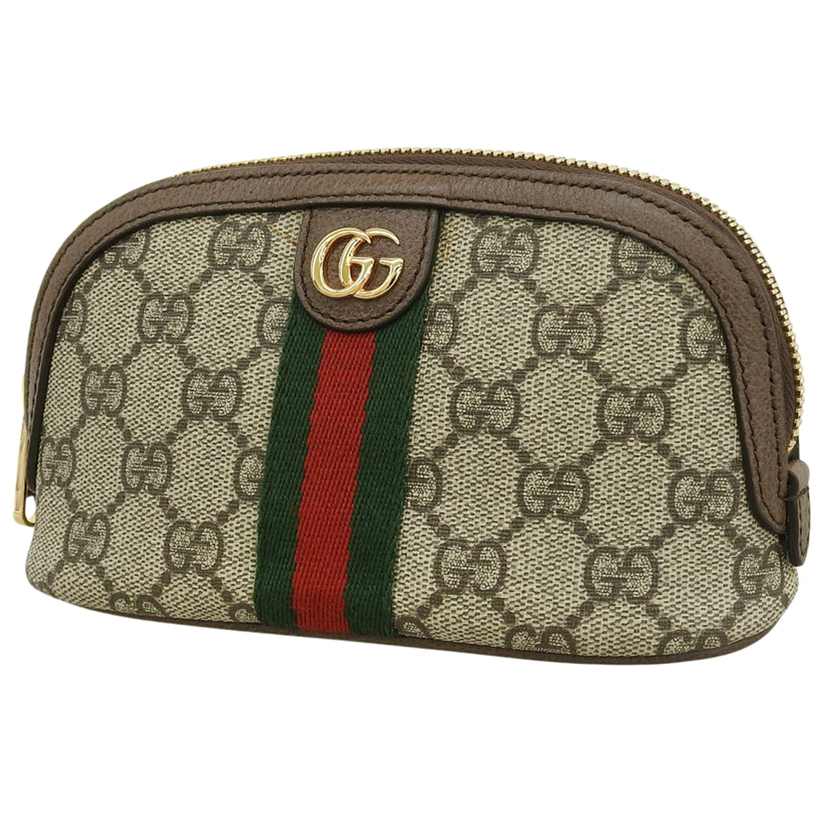 オフィディア コスメティックポーチ GGスプリームキャンバス ブラウン 625550