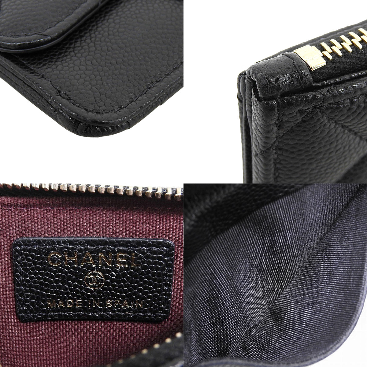 Matelasse Cocomark Fragment Case,鱼子酱纹理,黑色,AP2570