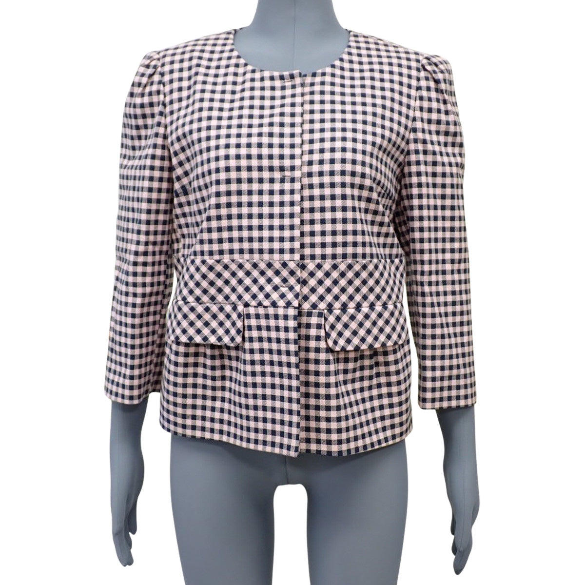 Gingham check jacket size 42