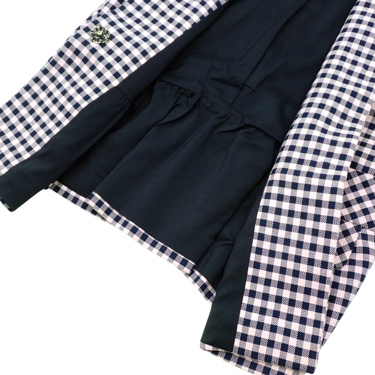 Gingham check jacket size 42