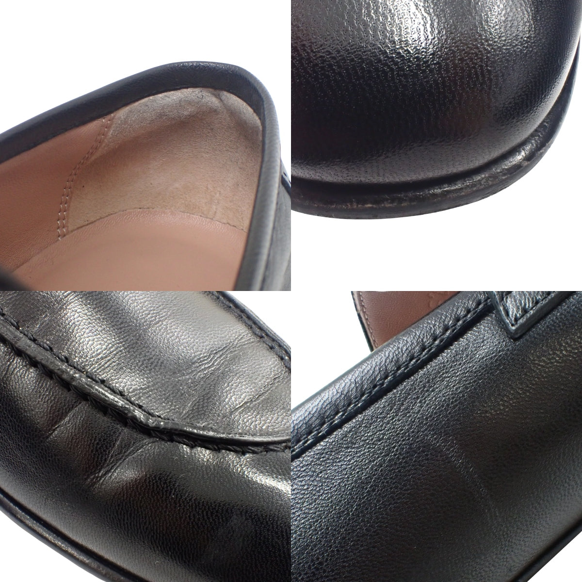 モカシン パリ ローファー 36 1/2 ブラック