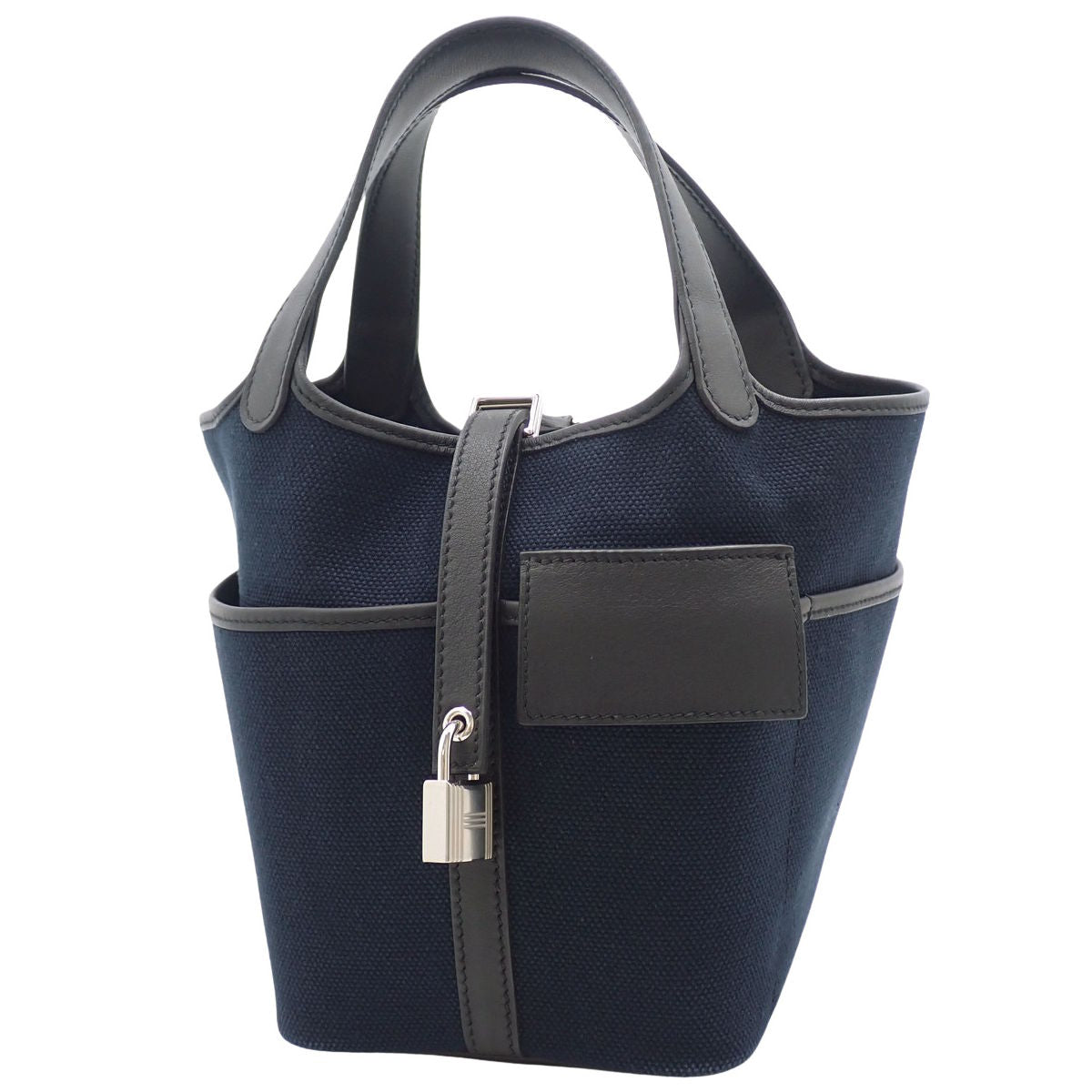 ピコタンロック カーゴPM トワルアッシュ パラジウム金具 ブルーニュイ U刻印