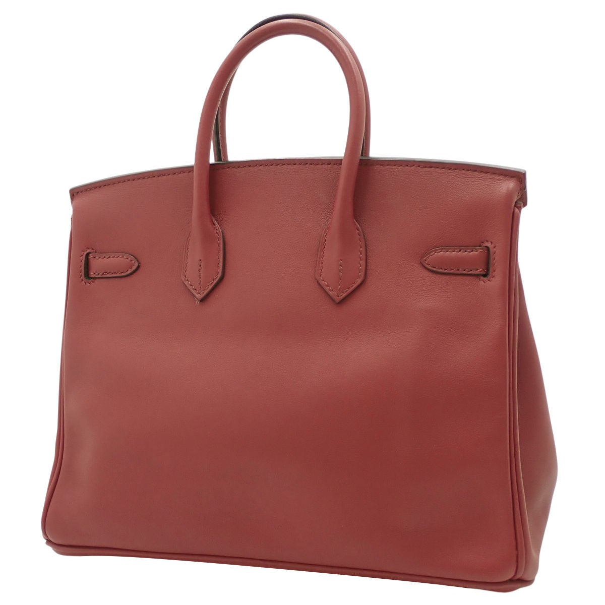 采用Swift皮革的Birkin 25,搭配Rouge Grenat金色五金配件和X形印记