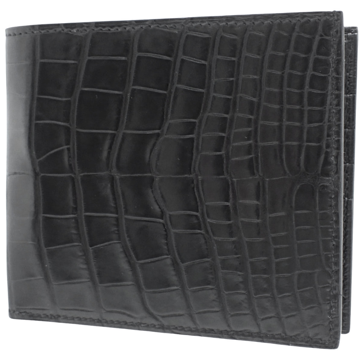 MC2 Copernicus Alligator Matte Crocodile Black B Stamp