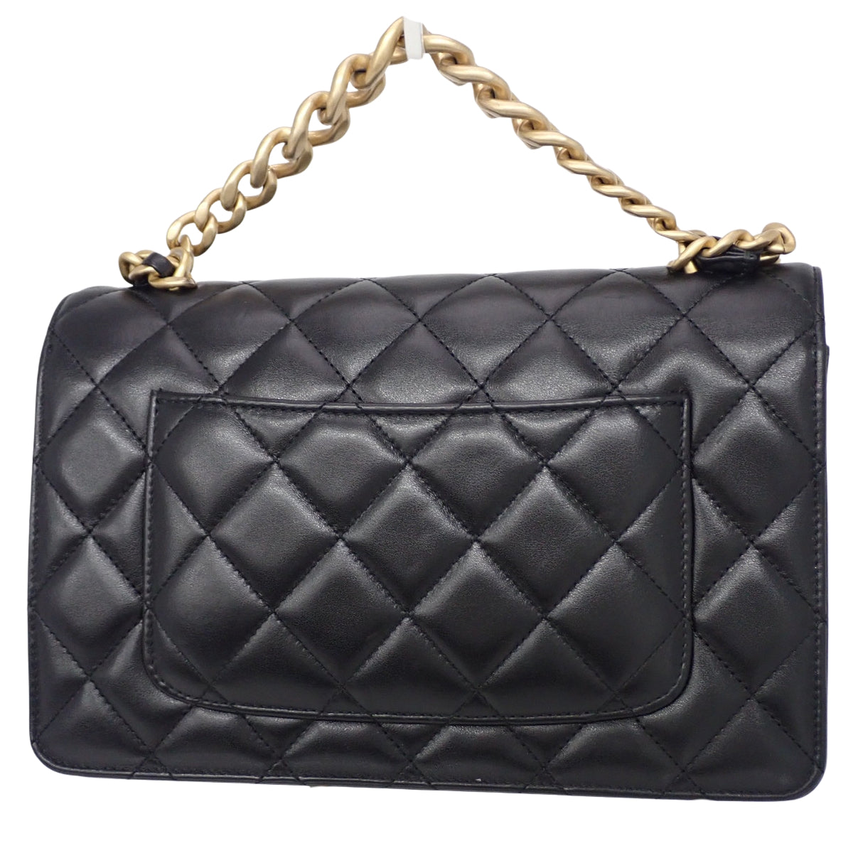 マトラッセ チェーンショルダーバッグ カーフ ブラック AS4066