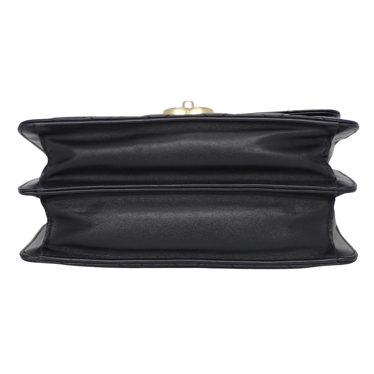 マトラッセ チェーンショルダーバッグ カーフ ブラック AS4066