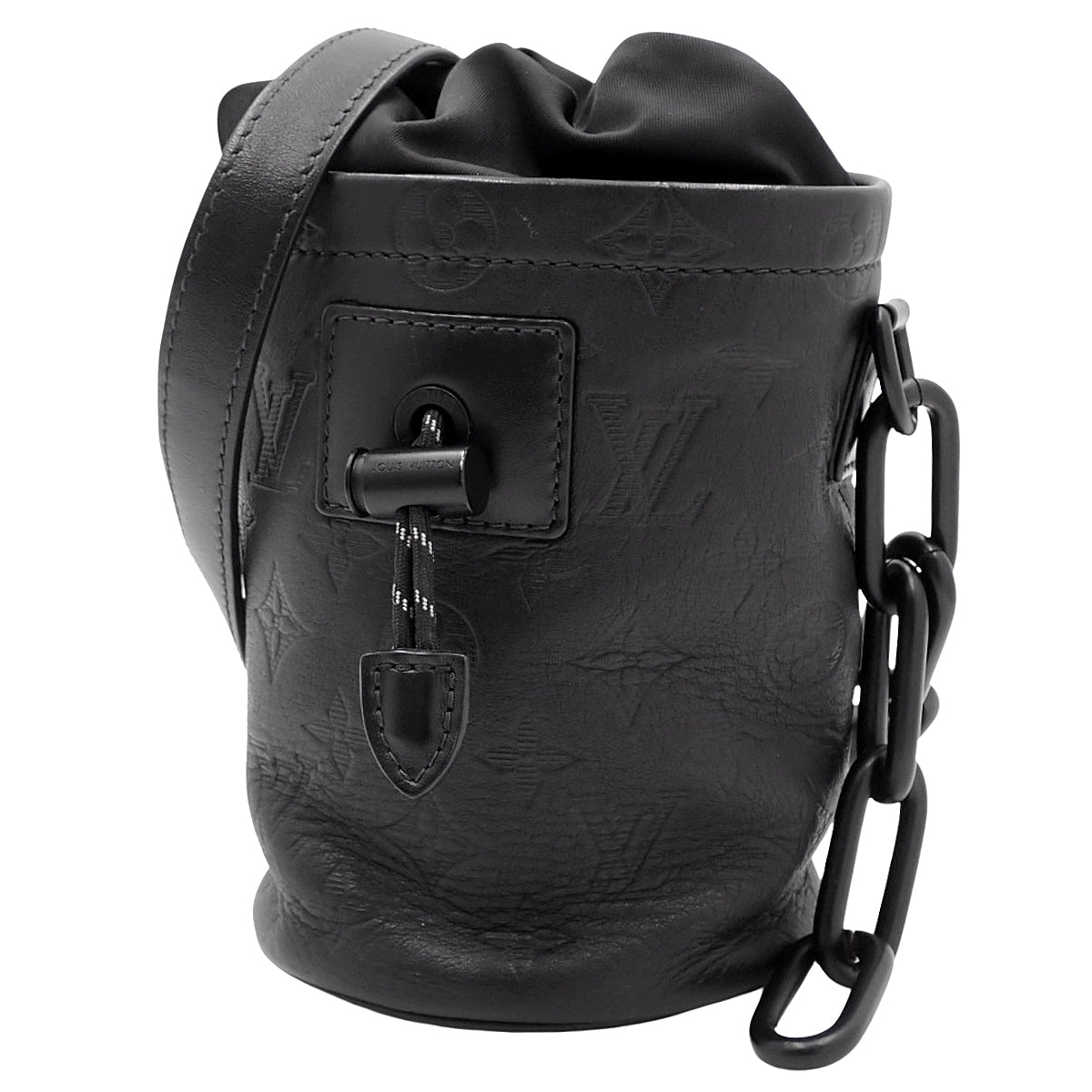 モノグラム・シャドウ チョーク ナノバッグ ブラック M44628