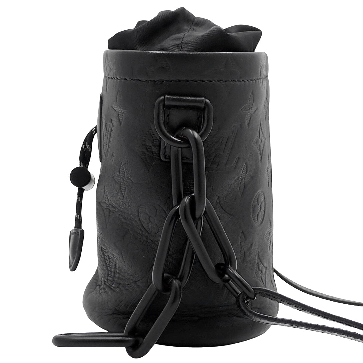 Monogram Shadow Chalk Nano Bag in Black M44628