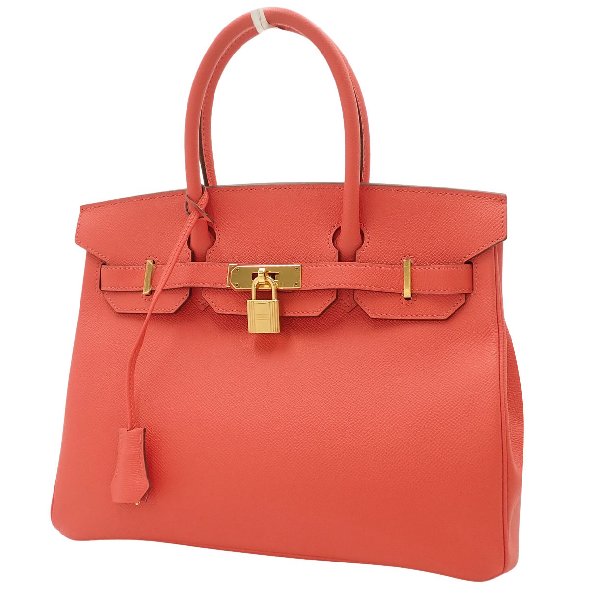 バーキン30 ヴォーエプソン ローズジャイプール ゴールド金具 X刻印