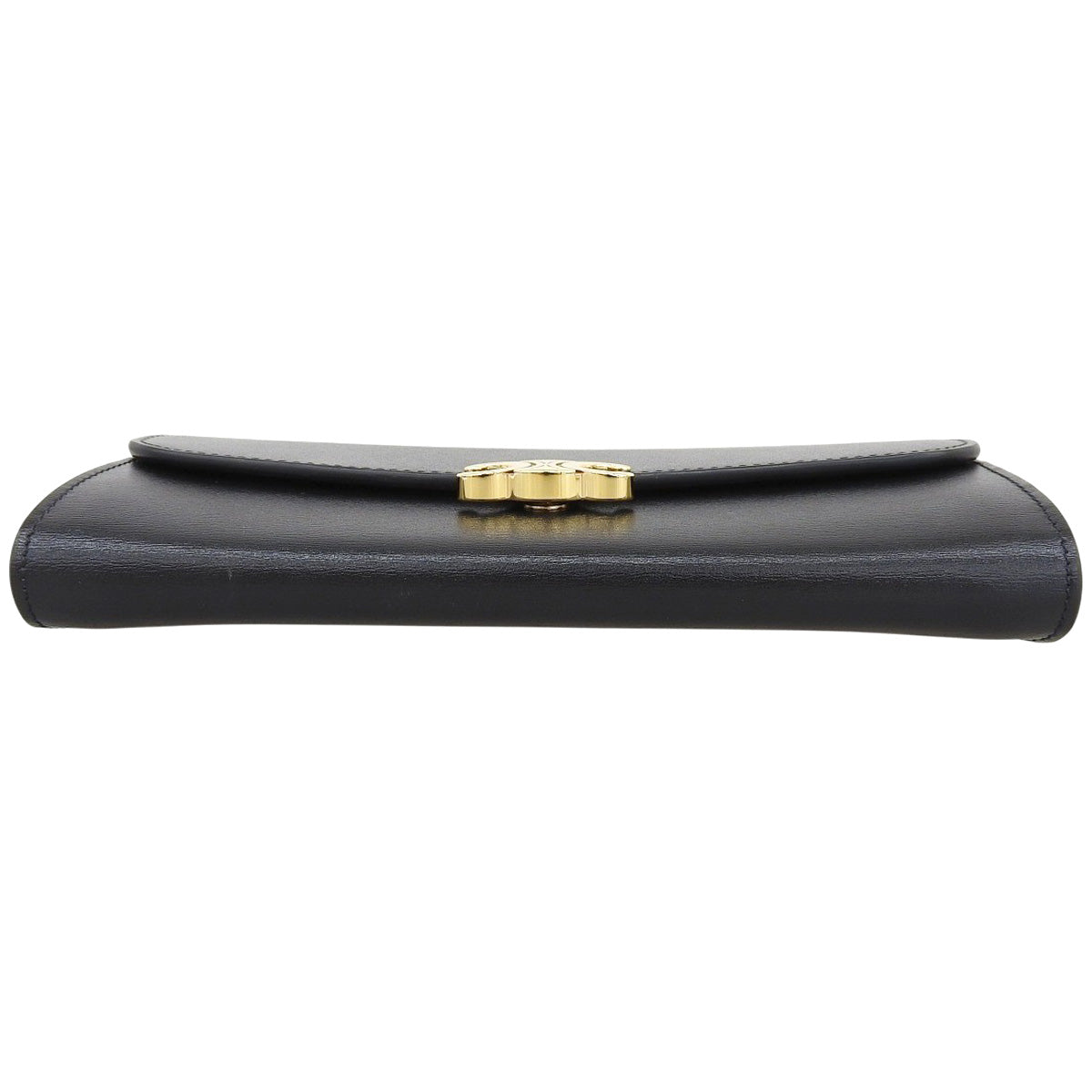 ラージウォレット トリオンフ シャイニーカーフスキン ブラック 10E313DPV.38NO