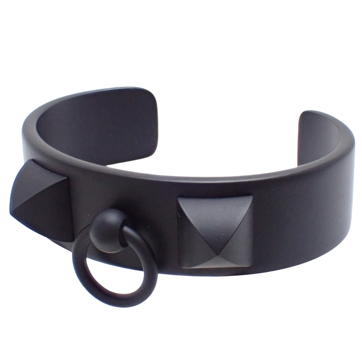 Collier de Chien Medor Metal Aluminium Matte Black Bracelet