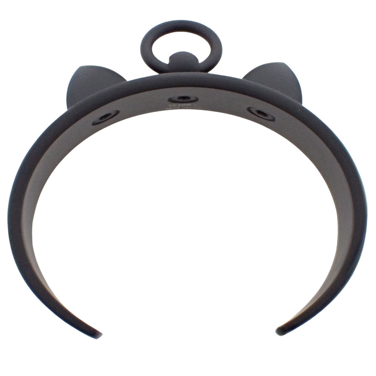 Collier de Chien Medor Metal Aluminium Matte Black Bracelet