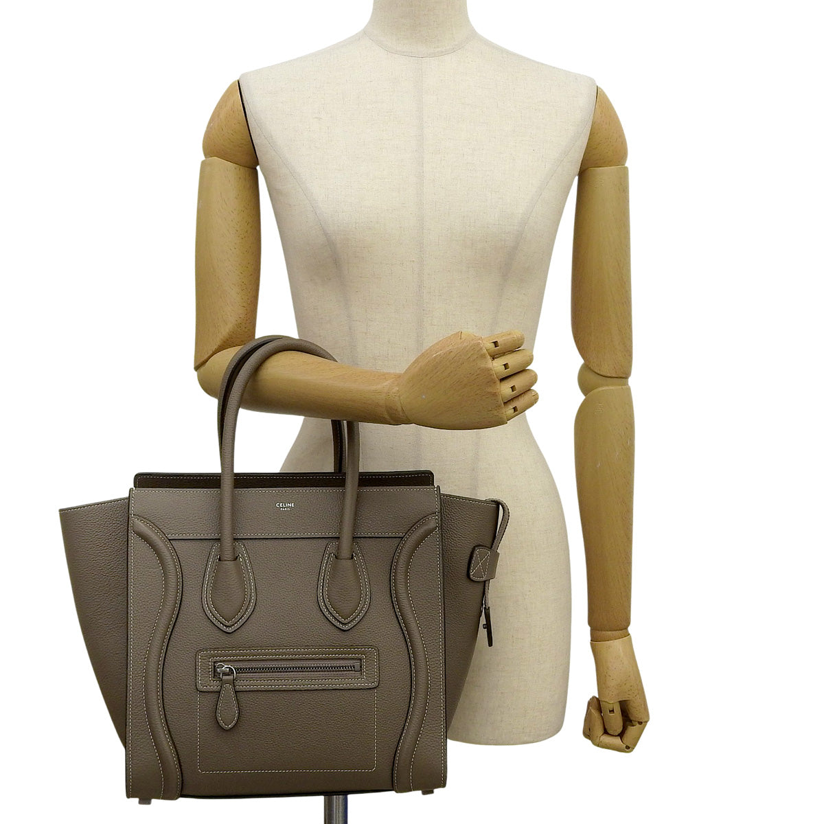 Luggage Micro Shopper 手提包,小牛皮材质,修身款,货号 189793DRU.09SO