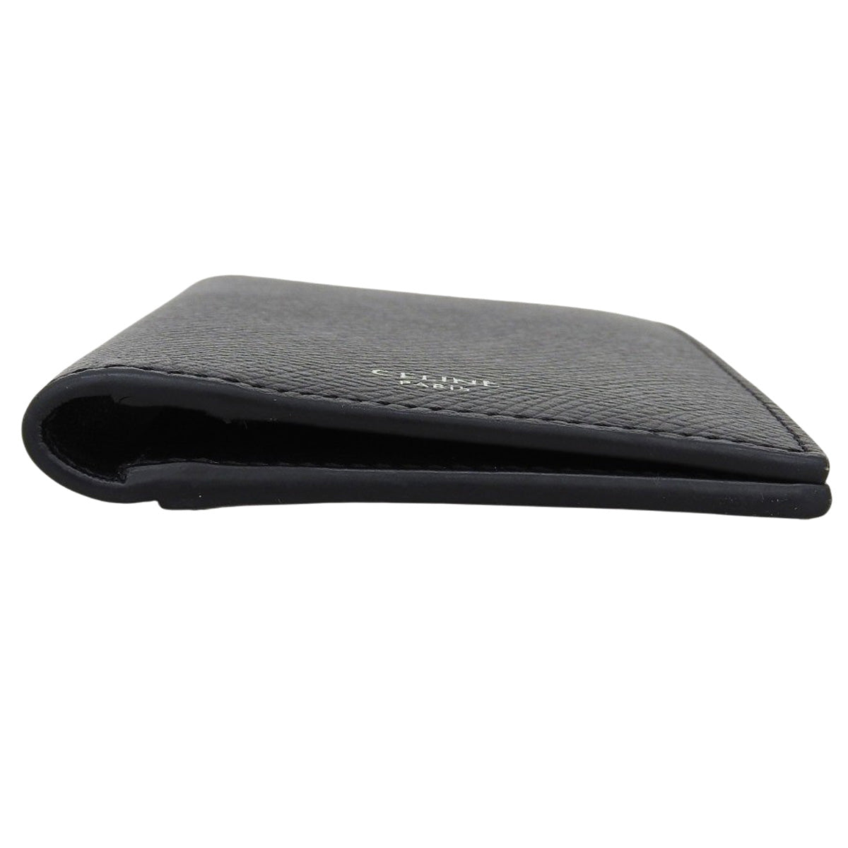 黑色粒面小牛皮竖款卡包 10K873GTH.38SI