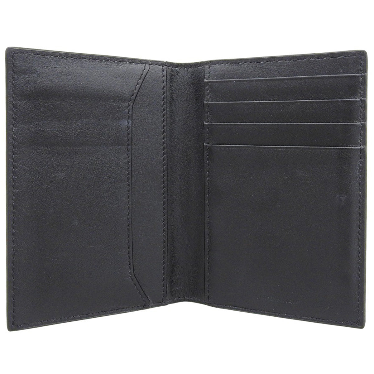 黑色粒面小牛皮竖款卡包 10K873GTH.38SI