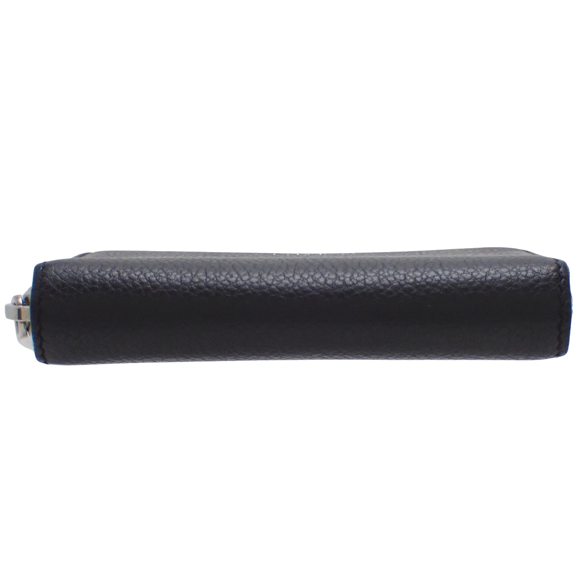 Coin and card case, leather, black, 504778