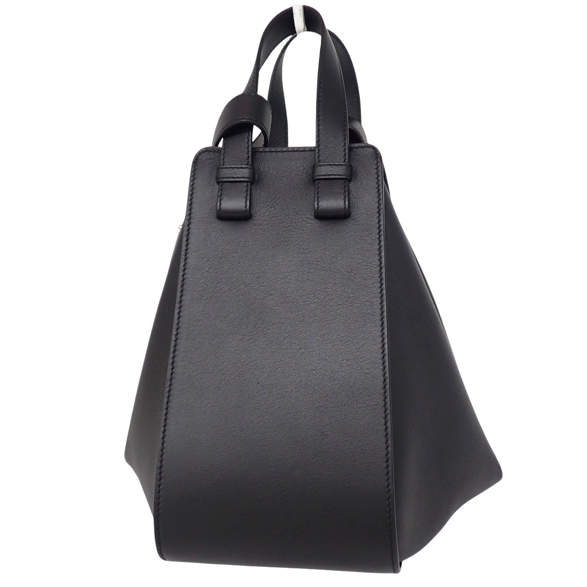 Small Hammock Bag in Black Calfskin, 387.30.S35