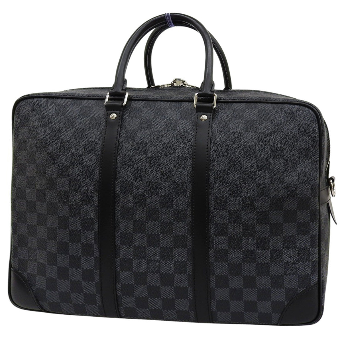 ダミエ・グラフィット ポルトドキュマン ヴォワヤージュGM ブラック グレー N41123