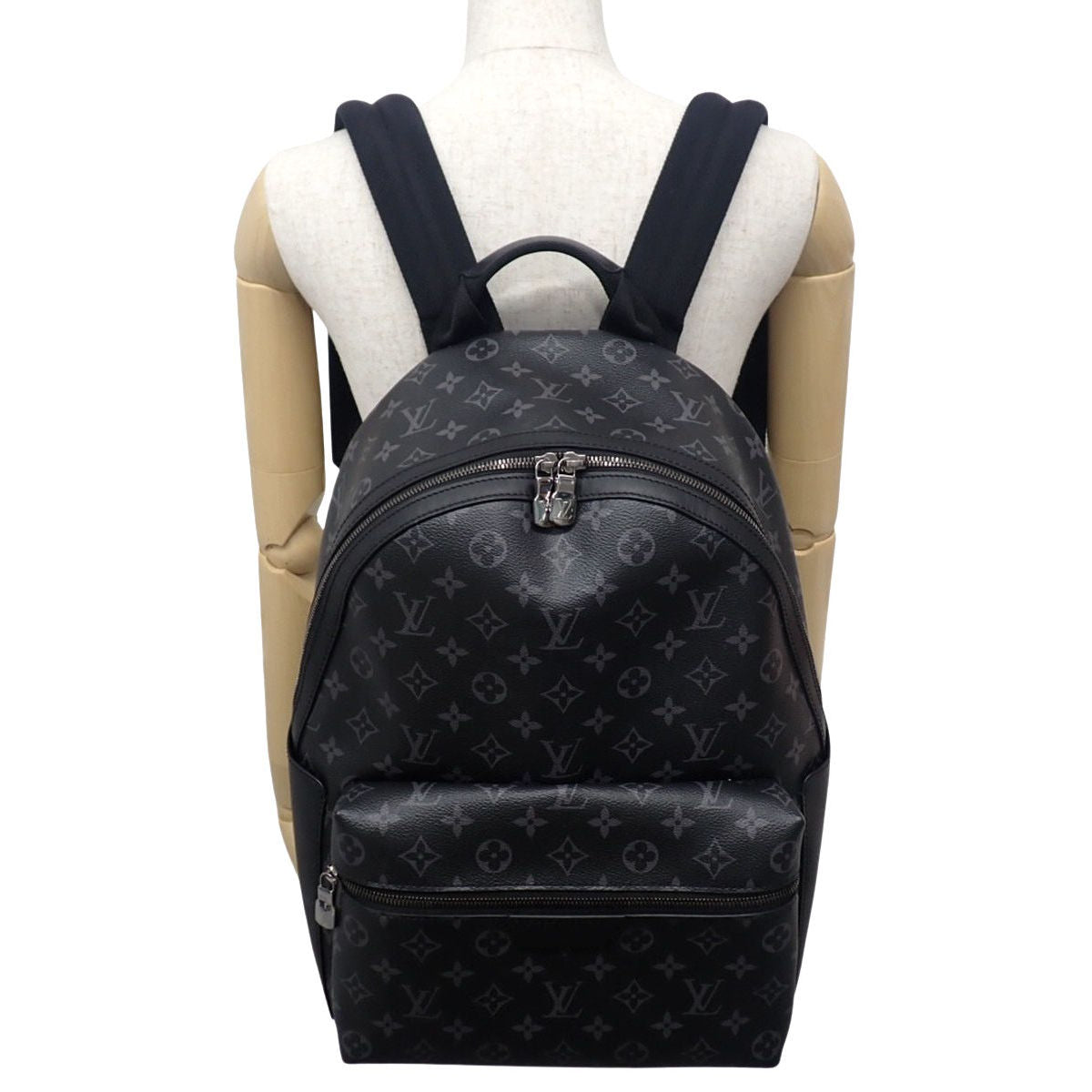 Monogram Eclipse Discovery 背包 PM 黑色/灰色 M22558