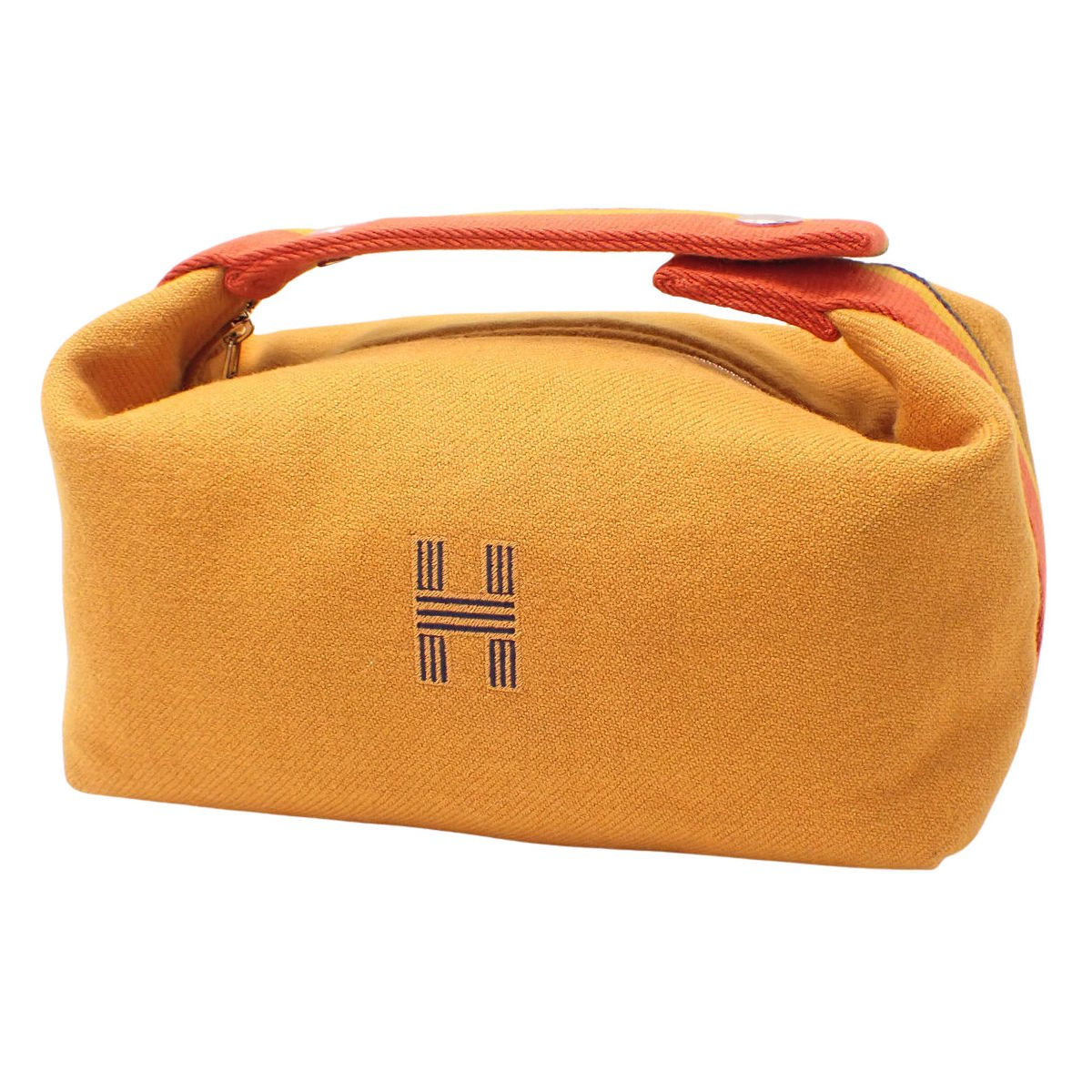 ブリッド・ア・ブラックPM ウール コットン パラジウム金具 イエロー オレンジ ネイビー