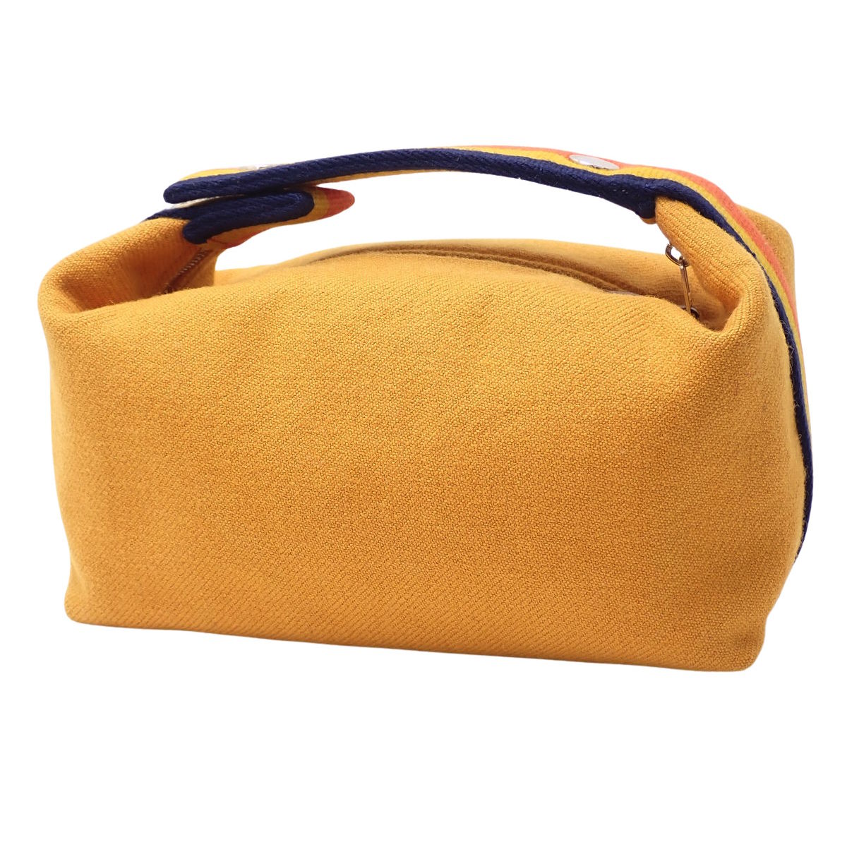 ブリッド・ア・ブラックPM ウール コットン パラジウム金具 イエロー オレンジ ネイビー