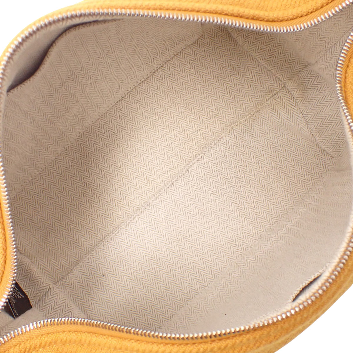 ブリッド・ア・ブラックPM ウール コットン パラジウム金具 イエロー オレンジ ネイビー