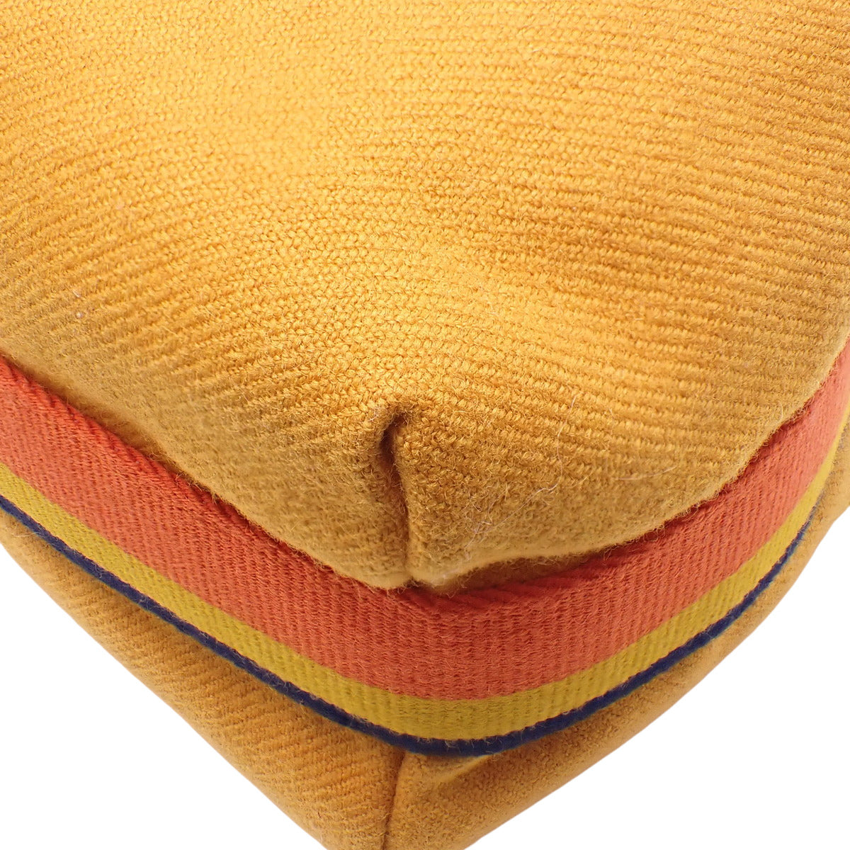 ブリッド・ア・ブラックPM ウール コットン パラジウム金具 イエロー オレンジ ネイビー