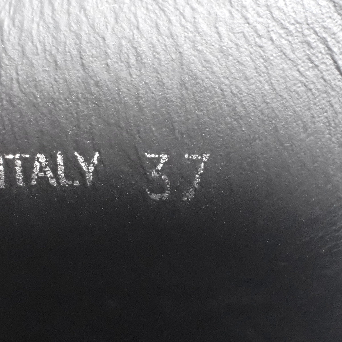 Chocolate Brushed Leather Loafers, Size 37