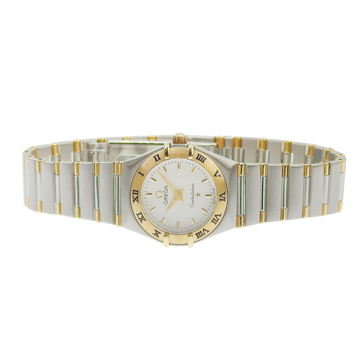 星座系列迷你腕表 1362.30 YG/SS 白色 石英 女士