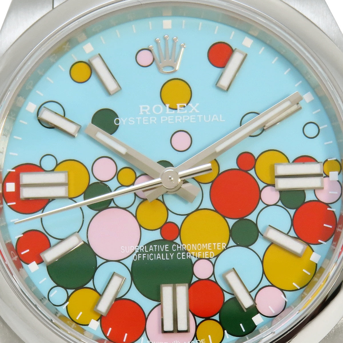 Oyster Perpetual 41 124300 SS Random Number Celebration Automatic Men's Watch