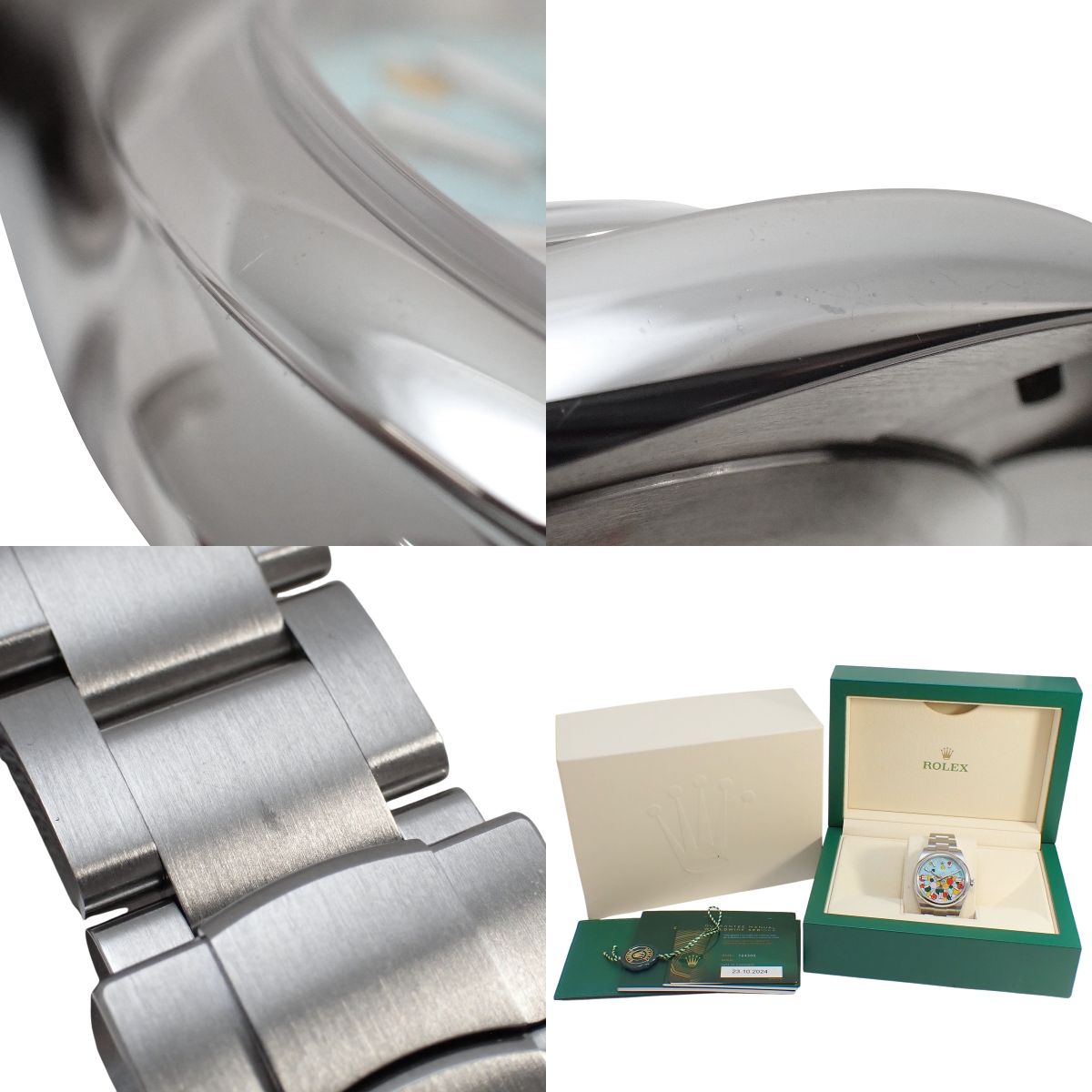 Oyster Perpetual 41 124300 SS Random Number Celebration Automatic Men's Watch