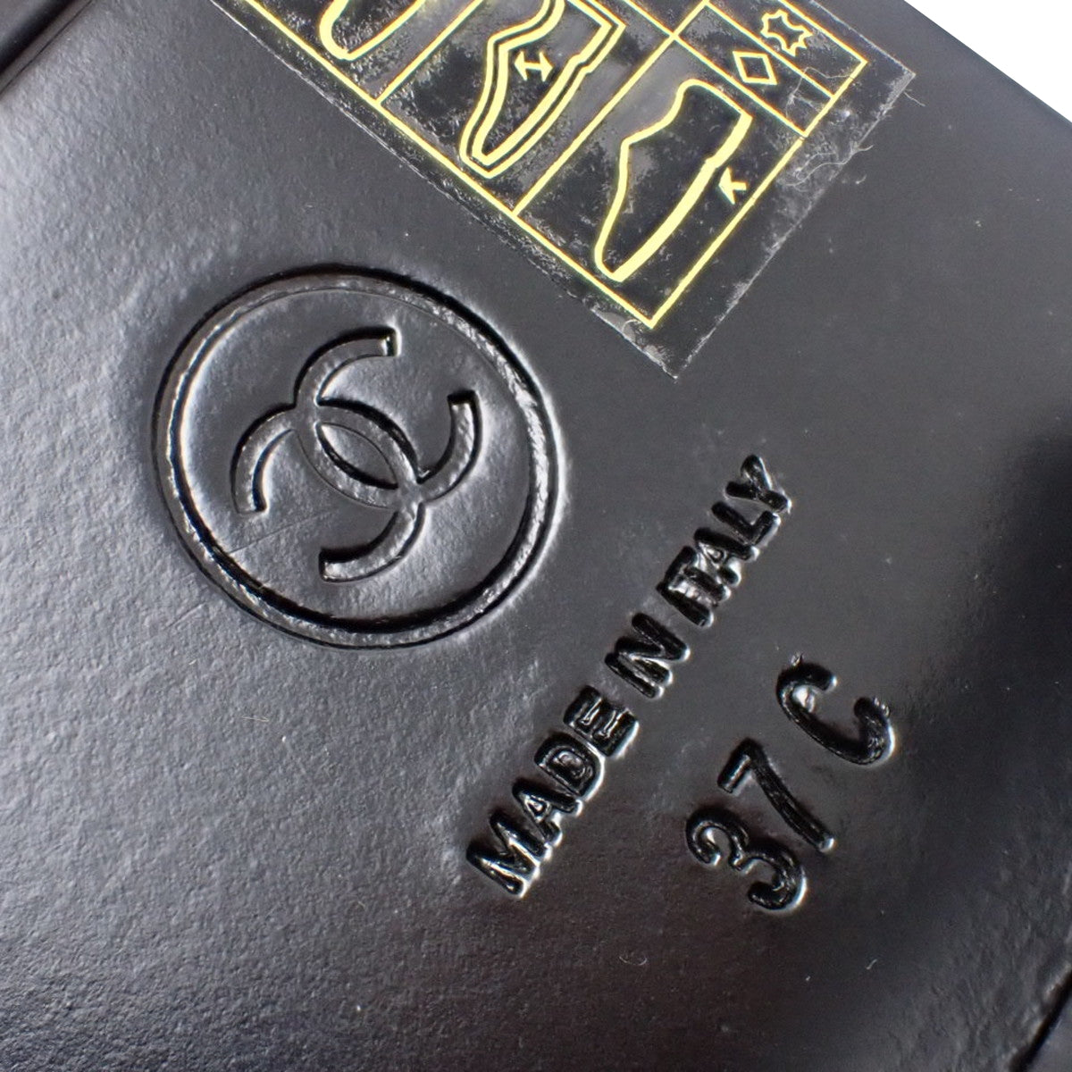 ココマーク レースアップ ショートブーツ 37C ブラック マルチカラー