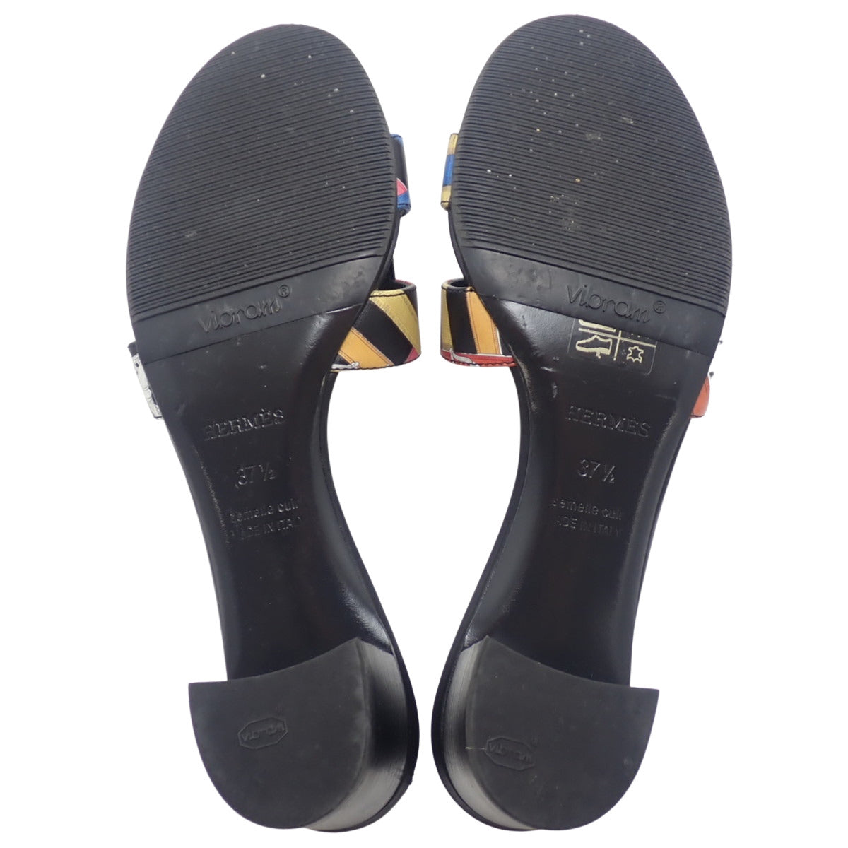 Oasis Sandals 37 1/2 Black Multicolor