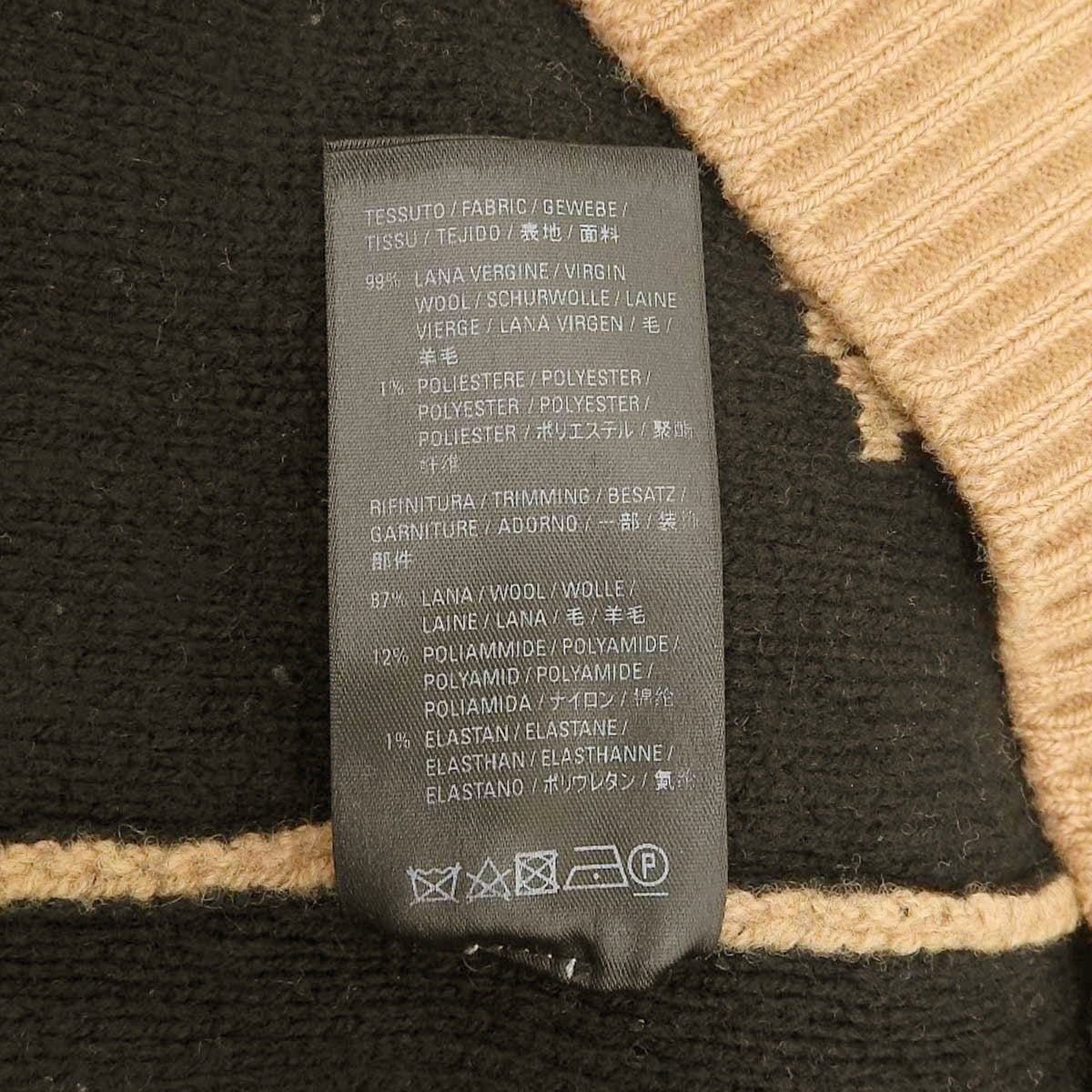 ロゴ ニット XL