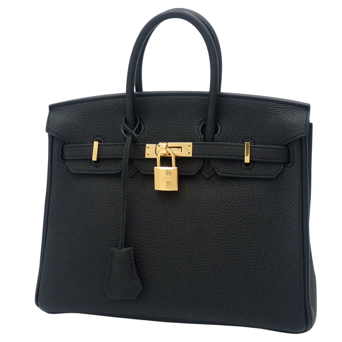 Birkin 25 Togo Black Gold Hardware Y Stamp