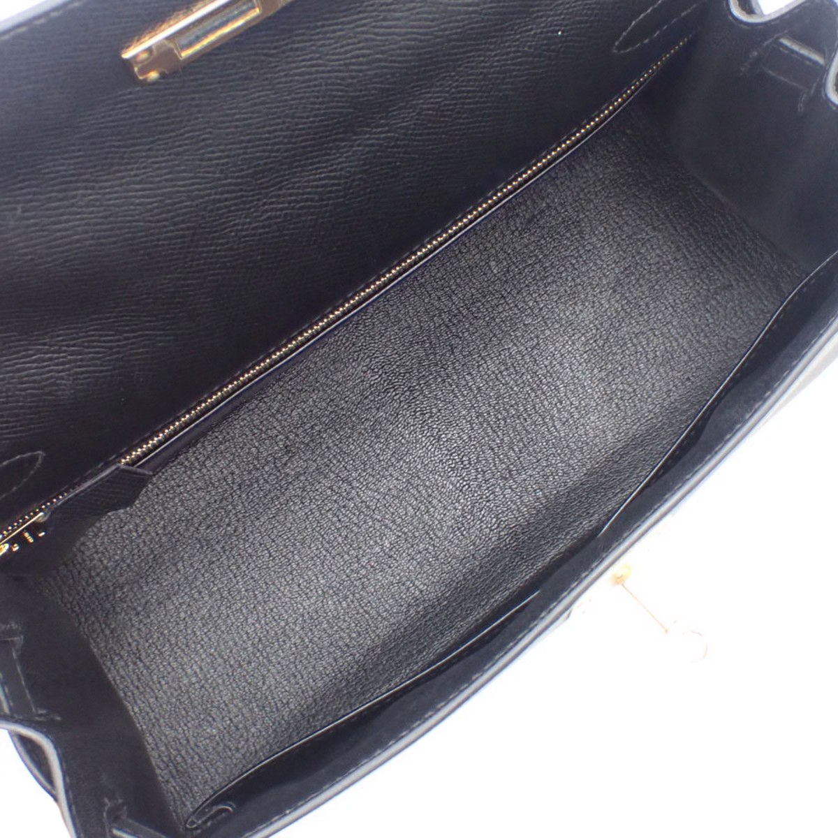 ケリー28 (外縫い) ヴォーエプソン ブラック ゴールド金具 C刻印