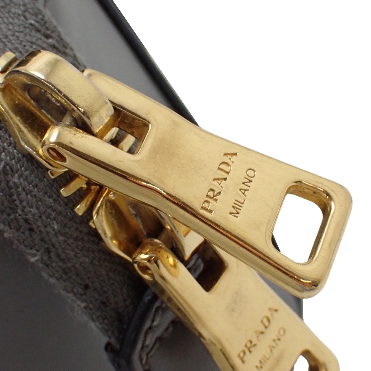 Mini bag in grey Saffiano leather 1BA380