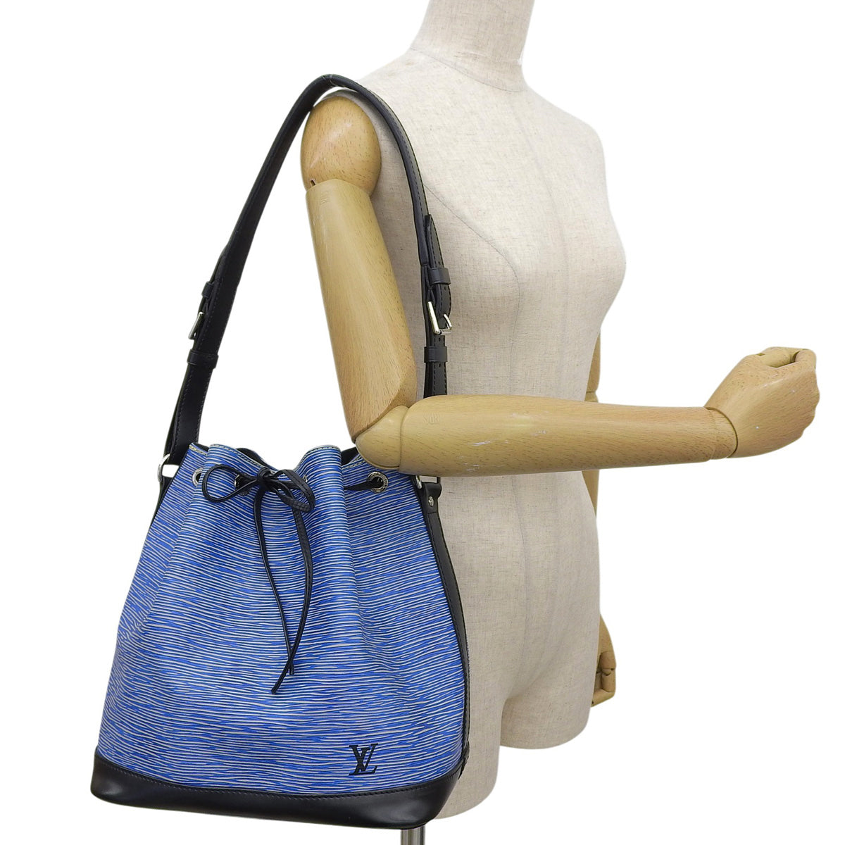 Epi Petit Noé Epi Leather Blue Black M54636