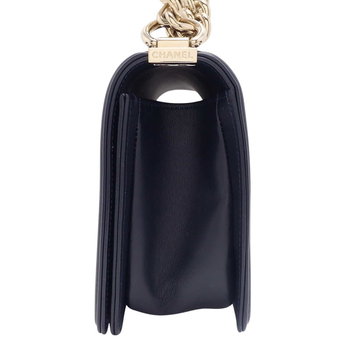 ボーイシャネル ココマーク チェーンショルダー ネイビー