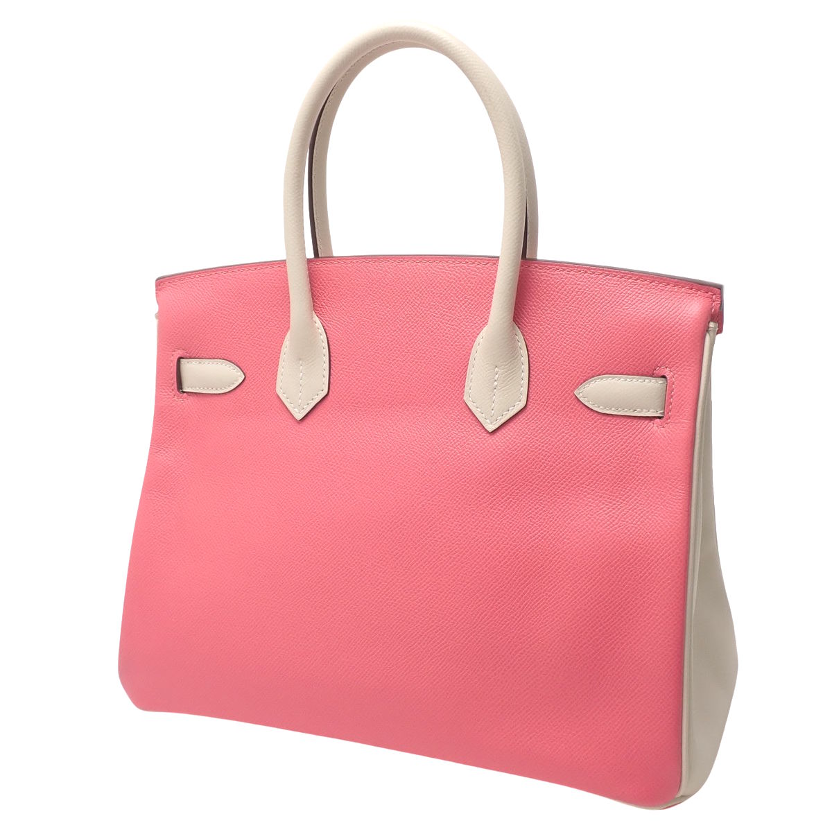 Birkin 30 特别定制款,Epsom 皮革,玫瑰杜鹃/陶土色,金色五金,C 字印记