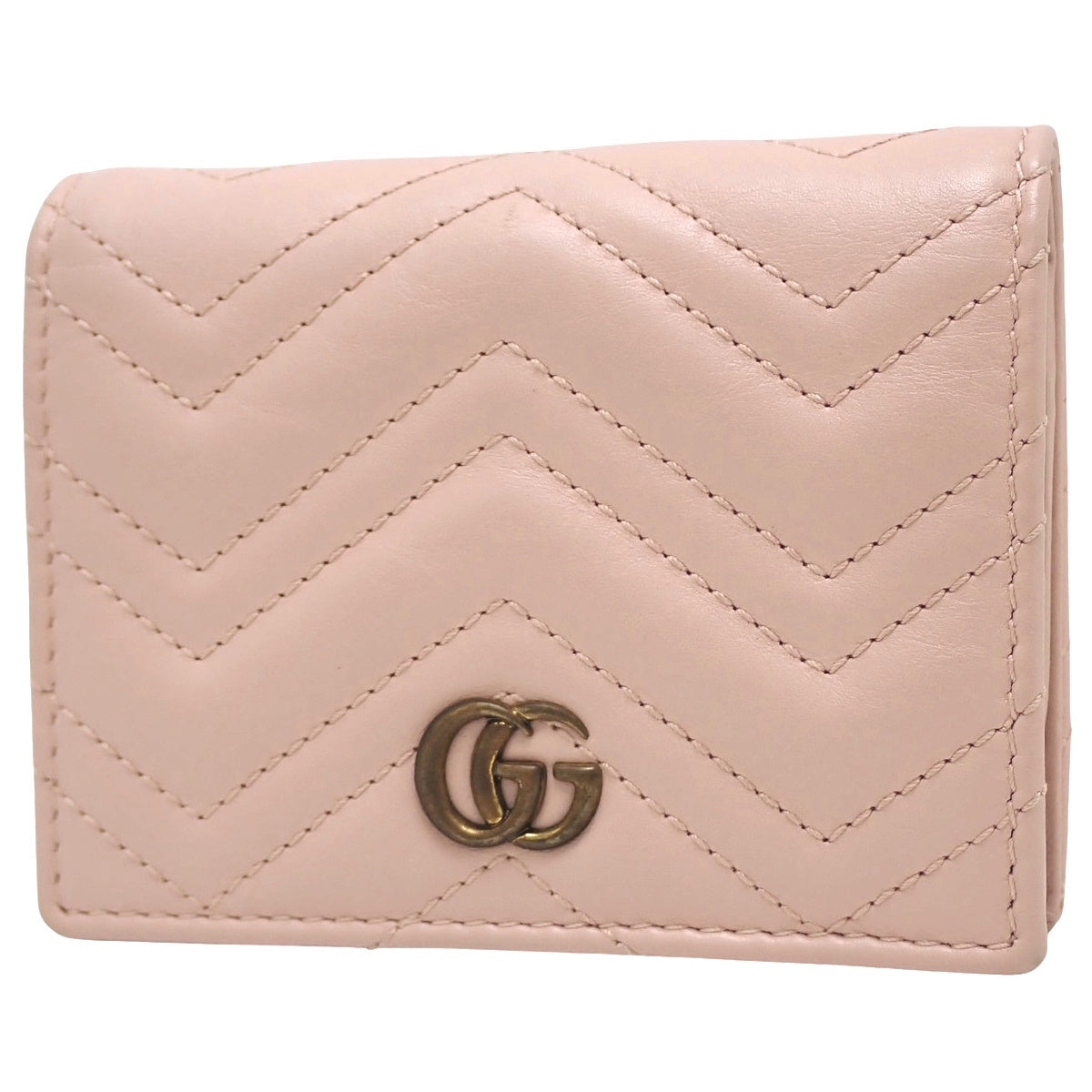 GGマーモント レザー ピンクベージュ 466492