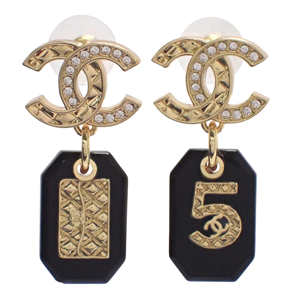 ココマーク マトラッセバッグ No.5 ピアス メタル(GP)