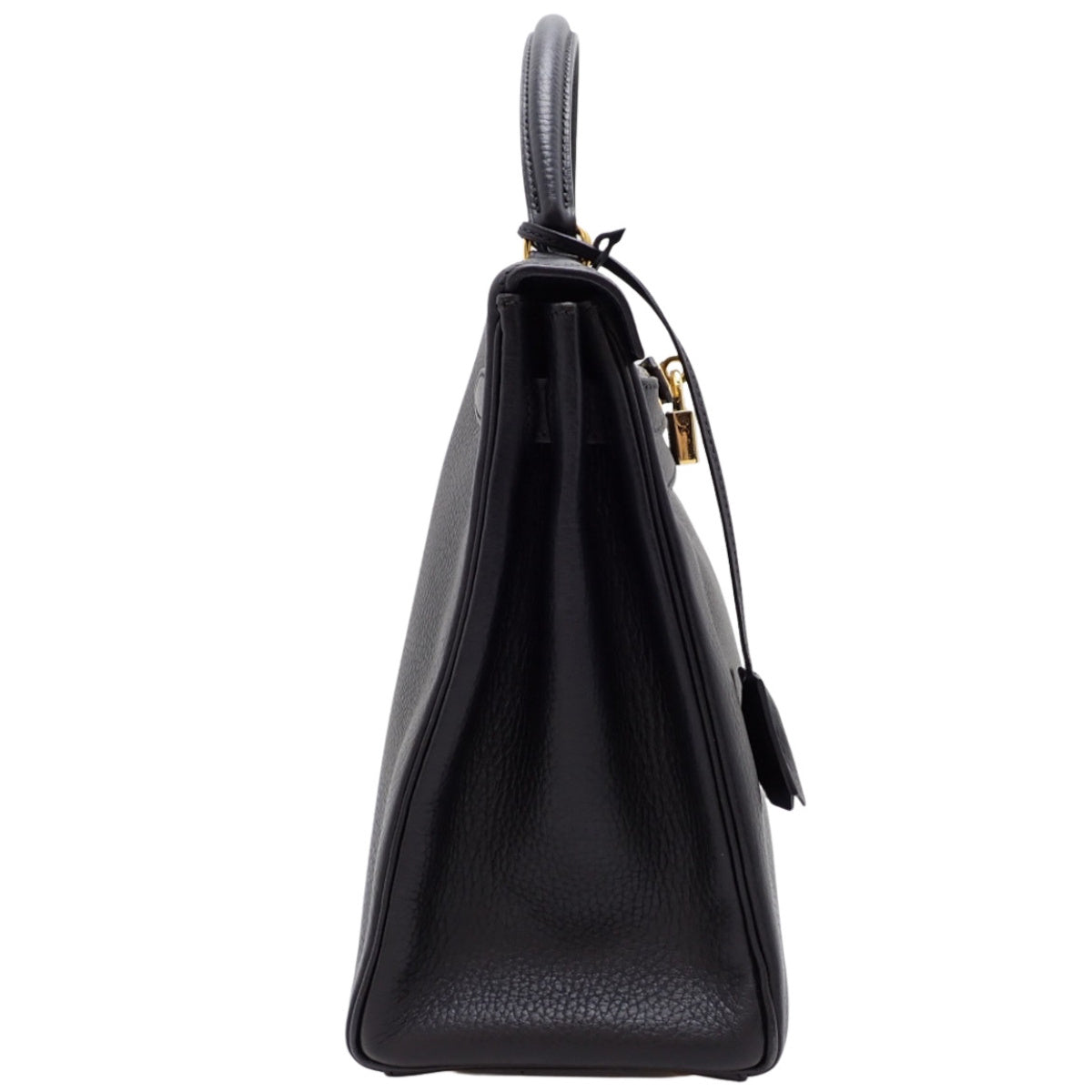 ケリー32 (内外縫い) アルデンヌ ブラック ゴールド金具 B刻印