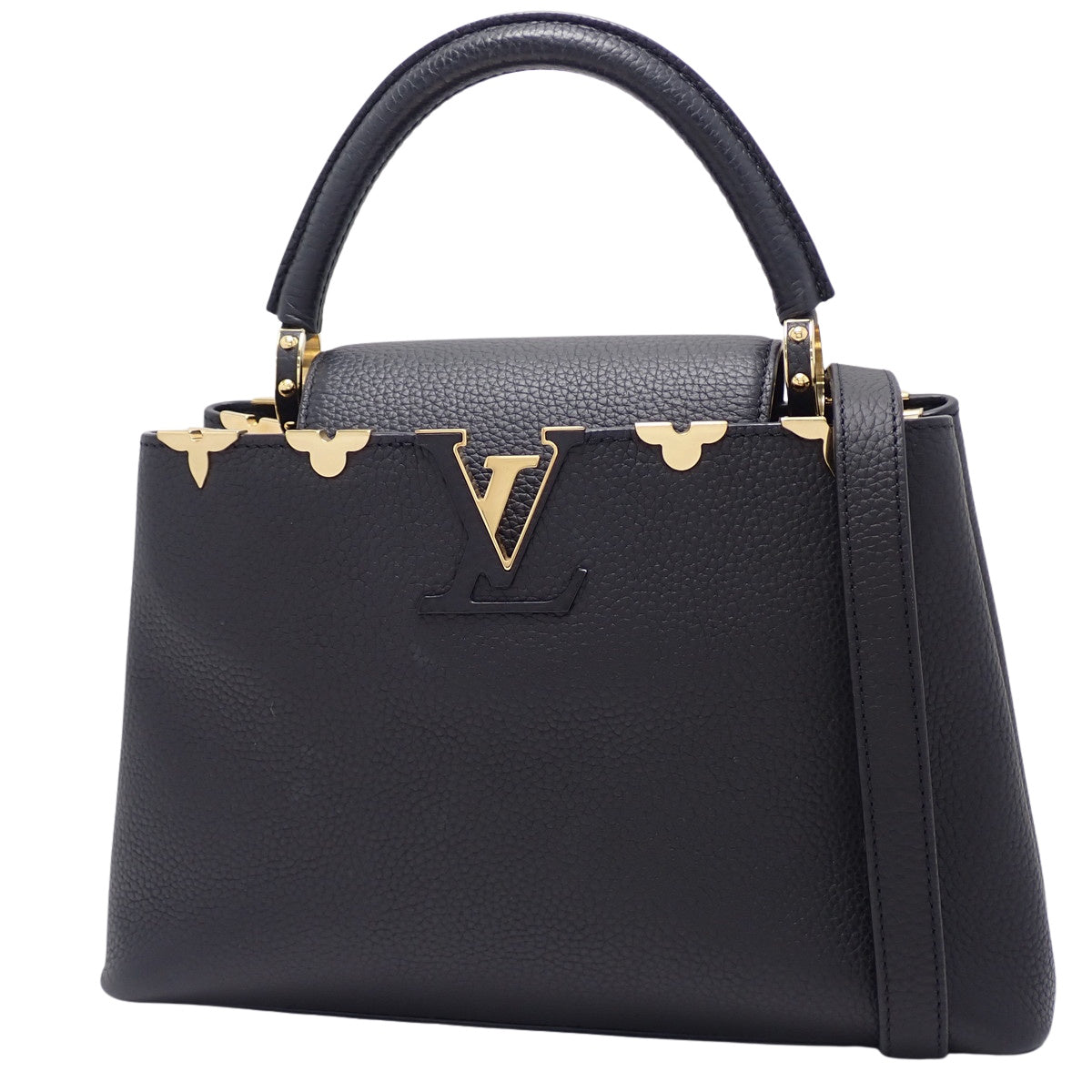 カプシーヌ MM トリヨンレザー ブラック M54663