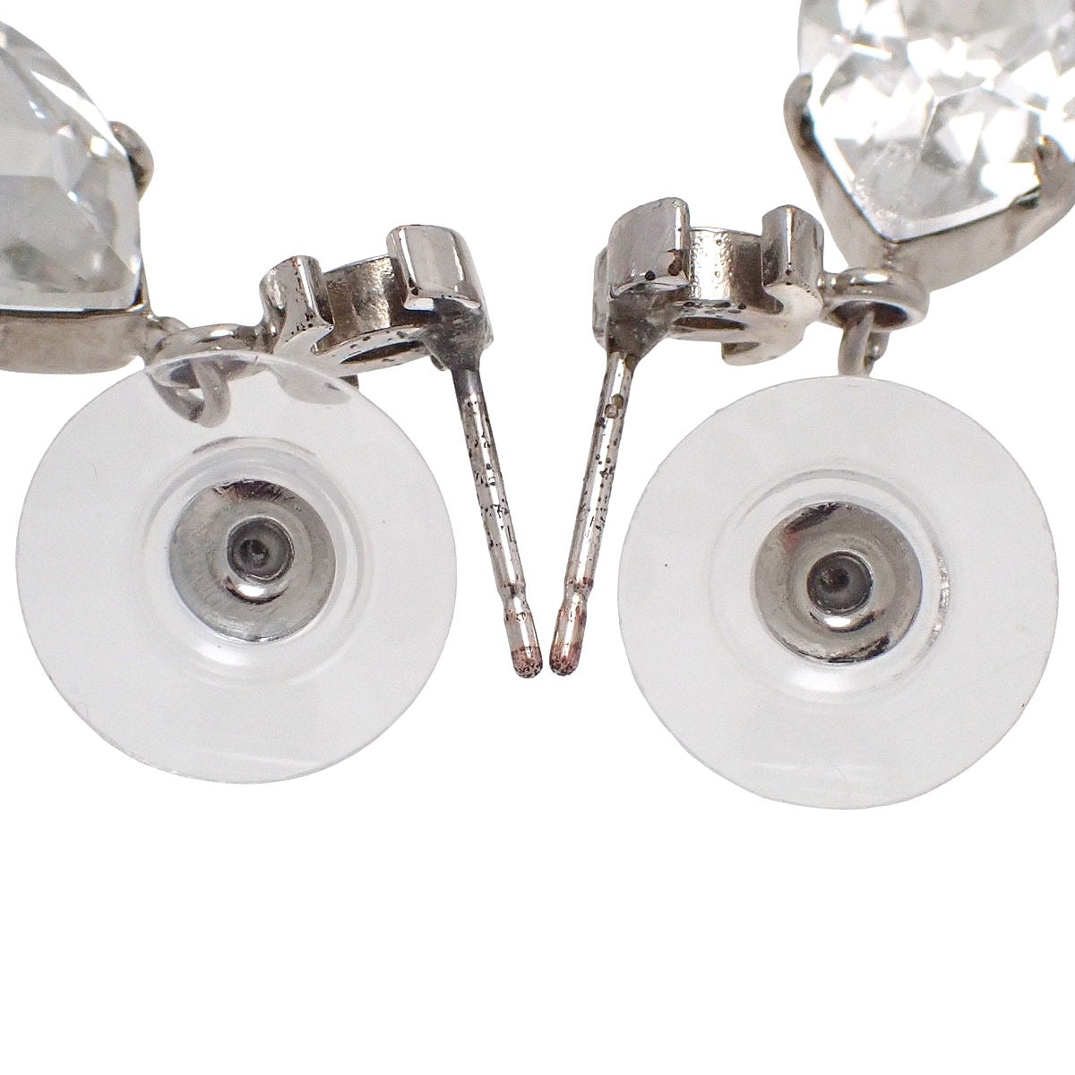 ココマーク ティアドロップ ピアス メタル