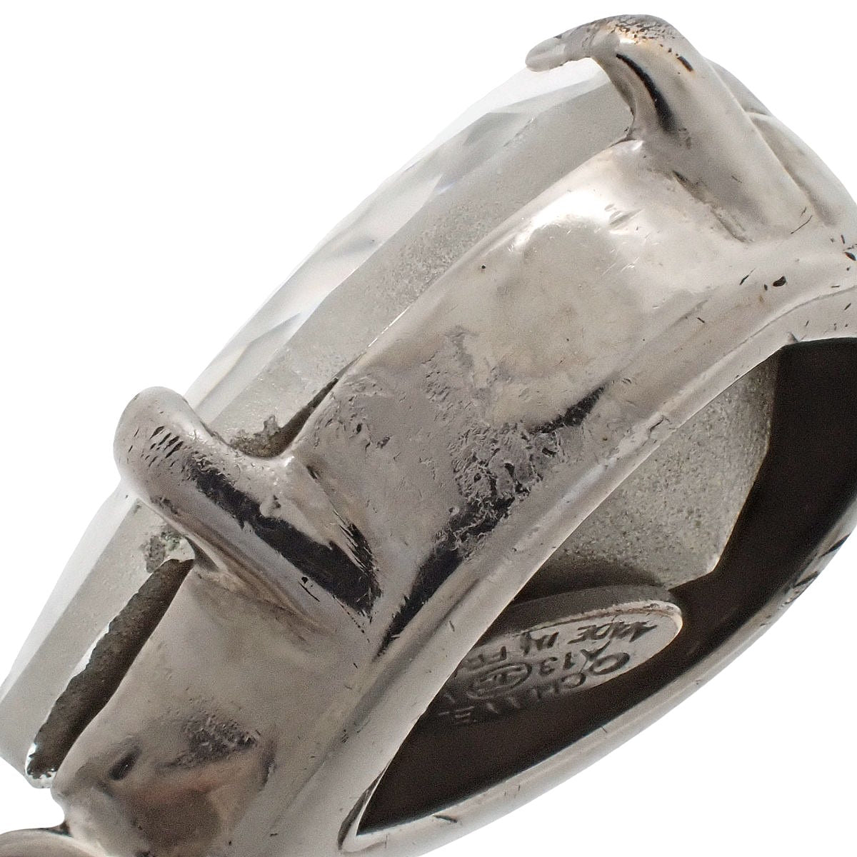 ココマーク ティアドロップ ピアス メタル