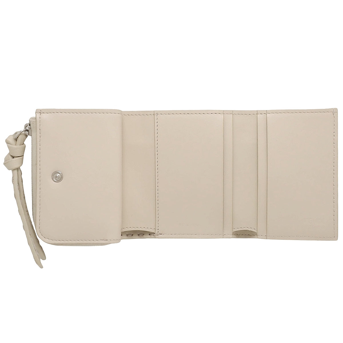 セレリア ピーカブー マイクロ 三つ折り財布 カーフ アイボリー ベージュ 8M0499